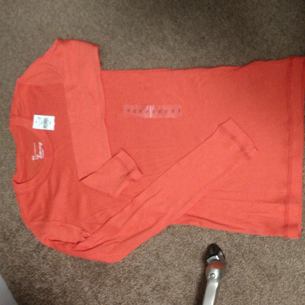 Women’s Long Sleeve Crewneck Top - Coral